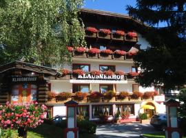 Landhaus Klausnerhof Hotel Garni, hotel in Seefeld in Tirol