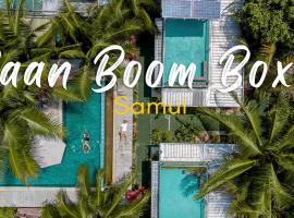 Baan Boom Boxes Eco Friendly Resort, hôtel à Mae Nam Beach près de : Pink Elephant Samui Water Park