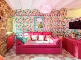 La Suite Años 50 La casa Barbie Bañera, chimenea