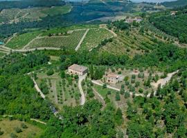 Agriturismo capanna delle Cozzole, lantligt boende i Castellina in Chianti