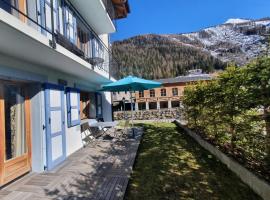 Garden apartment SPA&Pool, hotel cerca de La Tête de Balme Ski Lift, Vallorcine