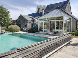 Gîte de charme "La Maison Saint-Leonard" avec piscine, SPA, vue sur le Mont Saint-Michel, Wellnesshotel in Vains