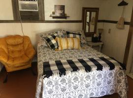 Acorn Hideaways Canton Cozy Frontier Rm for 3 Full Bathtub, hotel with parking in Canton