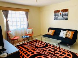 Lovely apartment near town with WiFi and parking، فندق في Meru
