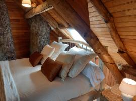 Cabane suspendue dans les arbres, cabin in Villebon-sur-Yvette