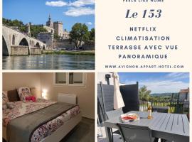 Avignon Appart Hôtel contemporain au calme avec vue, viešbutis mieste Rochefort-du-Gard