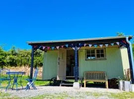 Pen Bryn Shepherd Hut、ヘイ・オン・ワイのファームステイ