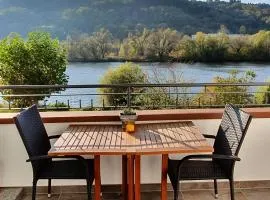 Ferienhaus Inselblick in Traumlage mit Balkon und Panoramablick