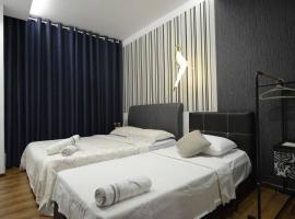 8pax Cozy Home Stay Jazz Suites 1 Vivacity Kuching Sarawak 3BR, hotel Borneo Convention Centre Kuching környékén Kuchingban