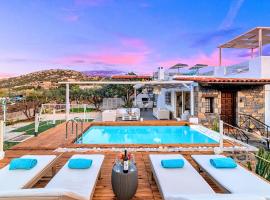 Cretan Lodge Heated Pool, casa de muntanya a Agios Nikolaos