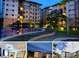 Amaia Steps Nuvali fully furnished unit with swimming pool view near Carmelray Pitland, hotel en Calambá