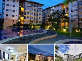 Amaia Steps Nuvali fully furnished unit with swimming pool view near Carmelray Pitland