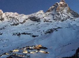 Monolocale vista Cervino