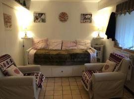 Studio 4 personnes RDC avec jardin et parking sous terrain, Hotel in Samoëns