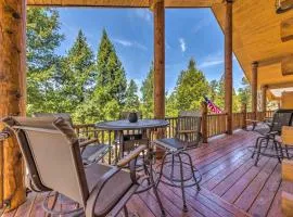 Quiet Ruidoso Cabin with Deck and Private Hot Tub