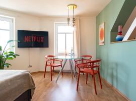 Bauhaus Apartment - Netflix, Nespresso, Zentral, Messe, hotel de golf en Chemnitz