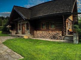Domek na Skałce，Żabnica的木屋