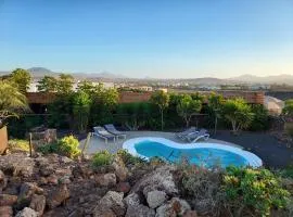 Private villa with pool in Lajares