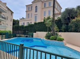 HENRI CAMILLE REAL ESTATE -Beautiful one bedroom swimming pool and parking, maalaistalo Cannesissa