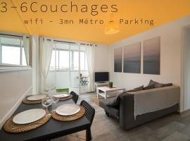 Appartement tout équipé parking balcon 2 chambres, отель в Марселе, рядом находится Fresnel Institute