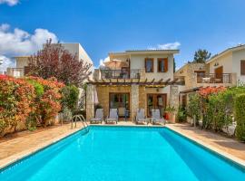 2 bedroom Villa Destu with private pool and golf views, Aphrodite Hills Resort, beach rental in Kouklia
