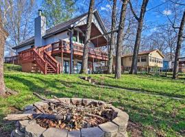 Waterfront Getaway with Fire Pit and Boat Slip!, hotel i Grove