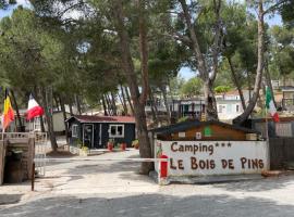 Camping Le Bois De Pins, готель з парковкою у місті Сальс-ле-Шато