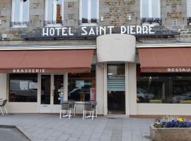 Hôtel Saint - Pierre, hotel dengan parking di Villedieu-les-Poëles