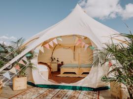 raus und gut Glamping am Gräbendorfer See, campismo de luxo em Drebkau