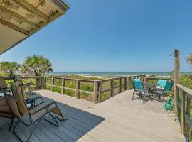 Updated beachfront home w/great beach views, gas grill, multiple balconies, W/D
