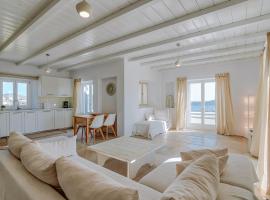 Luxury house with panoramic view, St George, Antiparos, hotell i Agios Georgios