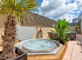 Lush holiday home with spa and wellness, alojamento para férias em Avelgem