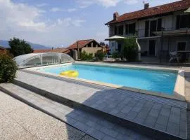 Attractive holiday home in Castellveccana with private pool