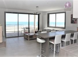 La Perle Marine, Luxe et Raffinement, appartement T4 vue mer, alojamiento en la playa en Narbona