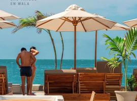 Wala beach club: bir Cartagena, Laguito oteli
