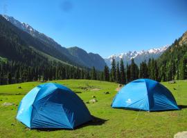 Kashmir Outlook Adventures, campsite in Pahalgām