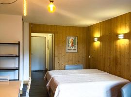 2- Studio Brides-les-bains tout confort avec vue Vanoise, hôtel accessible aux personnes à mobilité réduite à Brides-les-Bains