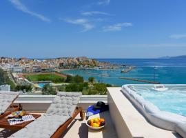 Angelique Luxury apartment, hotel with jacuzzis in Agios Nikolaos