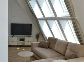 Luxury apartment with a balcony and view in Riga Old Town