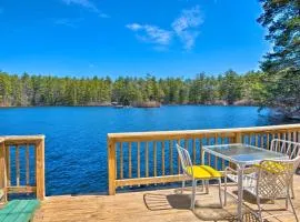 Lakefront Retreat with Kayaks, Grill, Fire Pit!