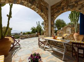 Balloo - A house gazing out on the Aegean blue, готель з парковкою у місті Aspro Chorio Paros
