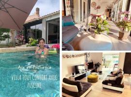 Très belle maison avec piscine , proche centre ville - Aix en Provence, villa en Aix-en-Provence