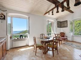 Cottage rustico con vista mare, hotel v destinaci Zoagli