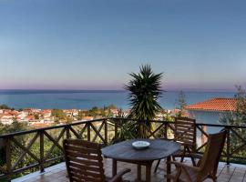 Villa Mitsa with stunning view on the Argassi hill, отель в городе Аргаси