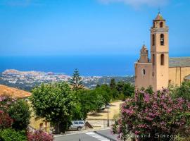 Appartement de 2 chambres avec terrasse amenagee et wifi a Santa Reparata Di Balagna a 5 km de la plage, ξενοδοχείο σε Santa-Reparata-di-Balagna