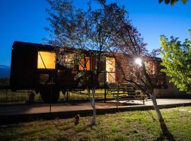 Train in the Forest, camping in Aridaía