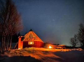 Hessdalen Ufocamp, pet-friendly hotel in Vårhus