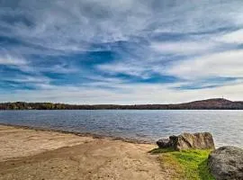 Walk to Beach Pocono Lake Cabin with Pool Access!