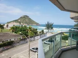 Flat vista mar na praia da macumba