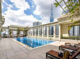 The Manor 2 Luxury Apartment Free roof top pool, hotel poblíž významného místa Landmark 81, Ho Či Minovo Město